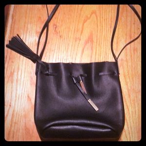 Black cross body purse